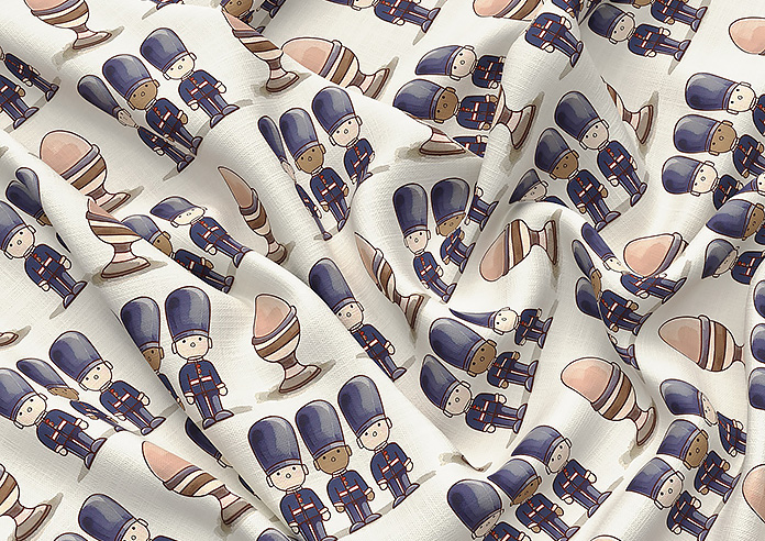 Kings Breakfast, Eggs Prince - Made to Measure Curtains - Image 4
